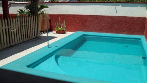'Piscina' is what you can see in this casa particular picture. Casas particulares are an alternative to hotels in Cuba. Check our website cuba-particular.com often for new casas.